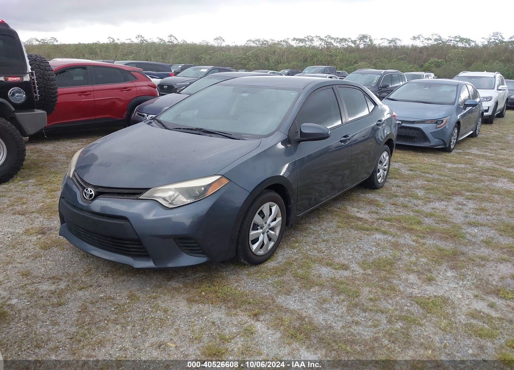 2014 TOYOTA COROLLA LE VIN: 5YFBURHE9EP162093