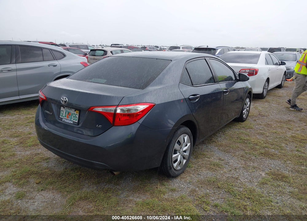 2014 TOYOTA COROLLA LE VIN: 5YFBURHE9EP162093
