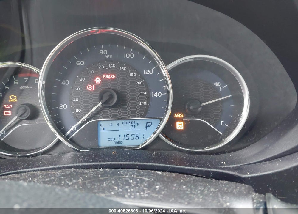 2014 TOYOTA COROLLA LE VIN: 5YFBURHE9EP162093