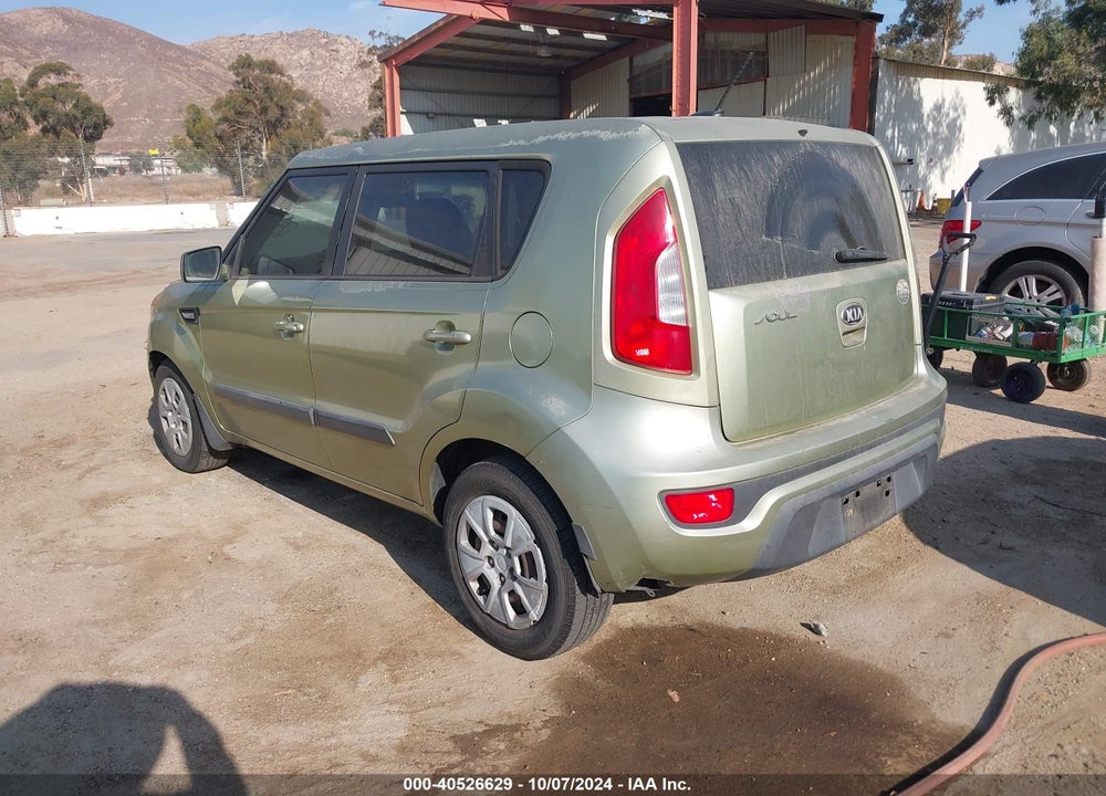 2013 KIA SOUL VIN: KNDJT2A53D7535791