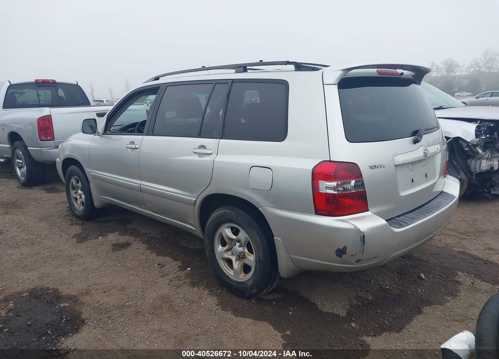 2007 TOYOTA HIGHLANDER VIN: JTEDD21A070166811