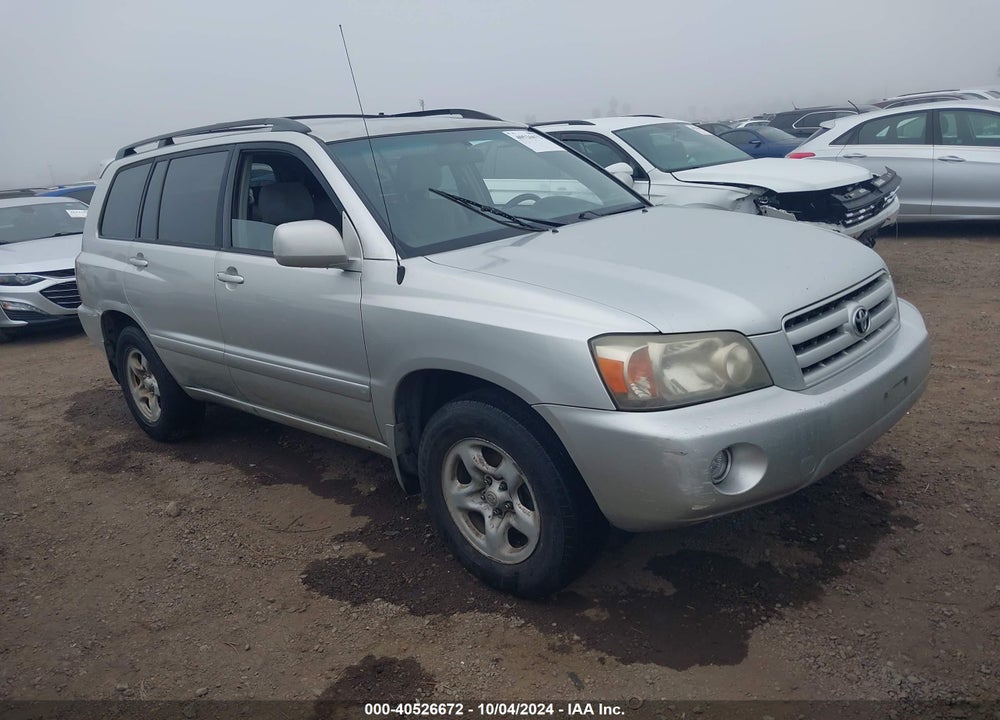 2007 TOYOTA HIGHLANDER VIN: JTEDD21A070166811