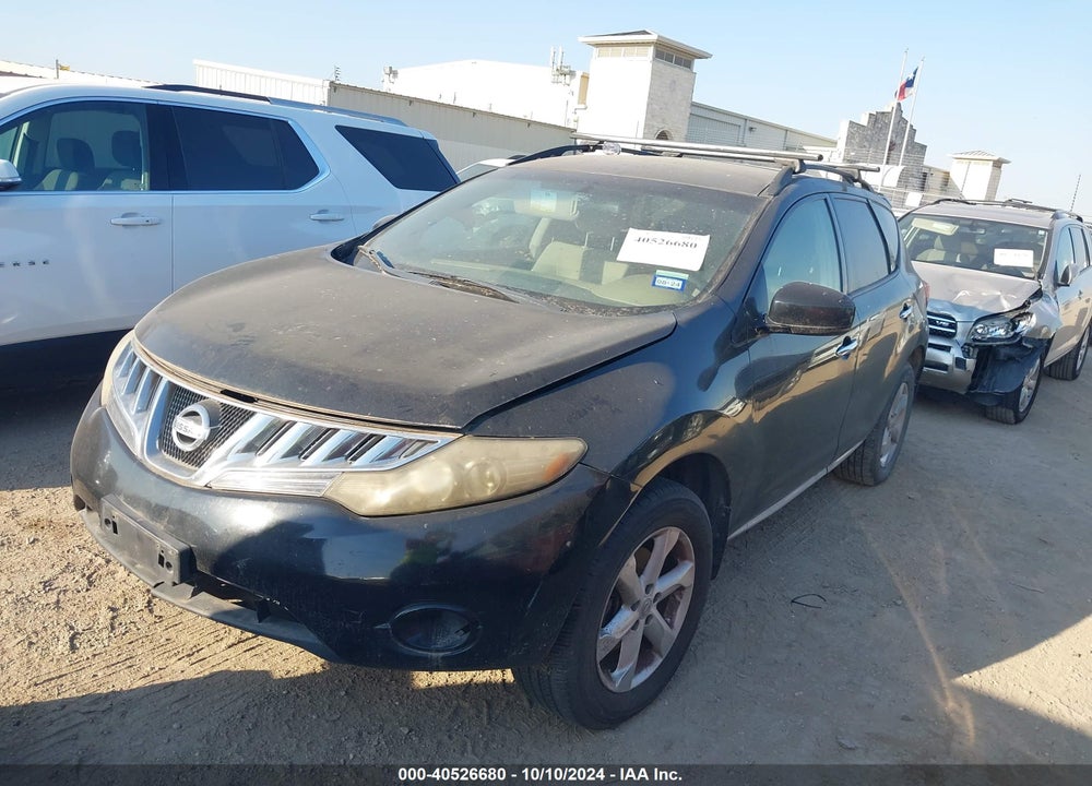 2009 NISSAN MURANO S VIN: JN8AZ18U79W009073