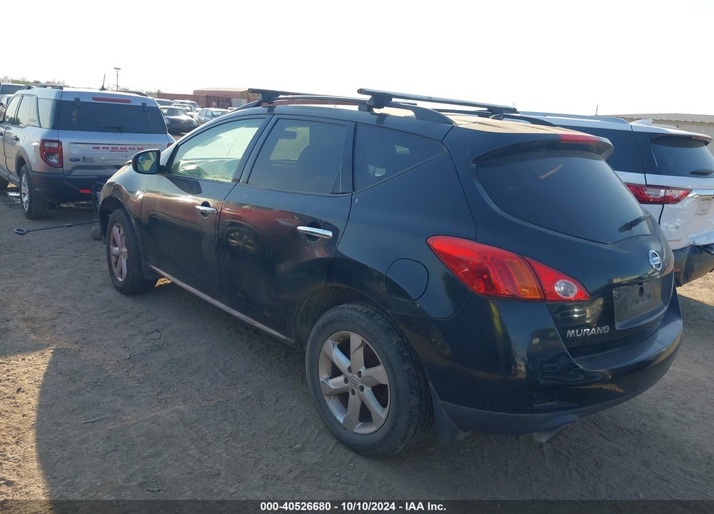 2009 NISSAN MURANO S VIN: JN8AZ18U79W009073