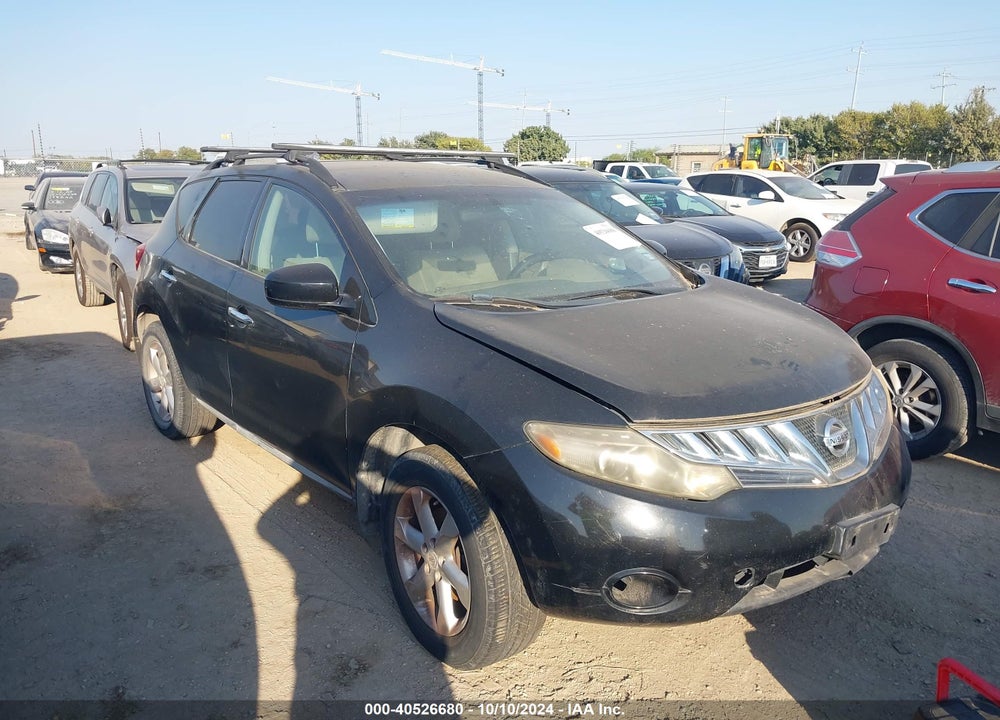 2009 NISSAN MURANO S VIN: JN8AZ18U79W009073