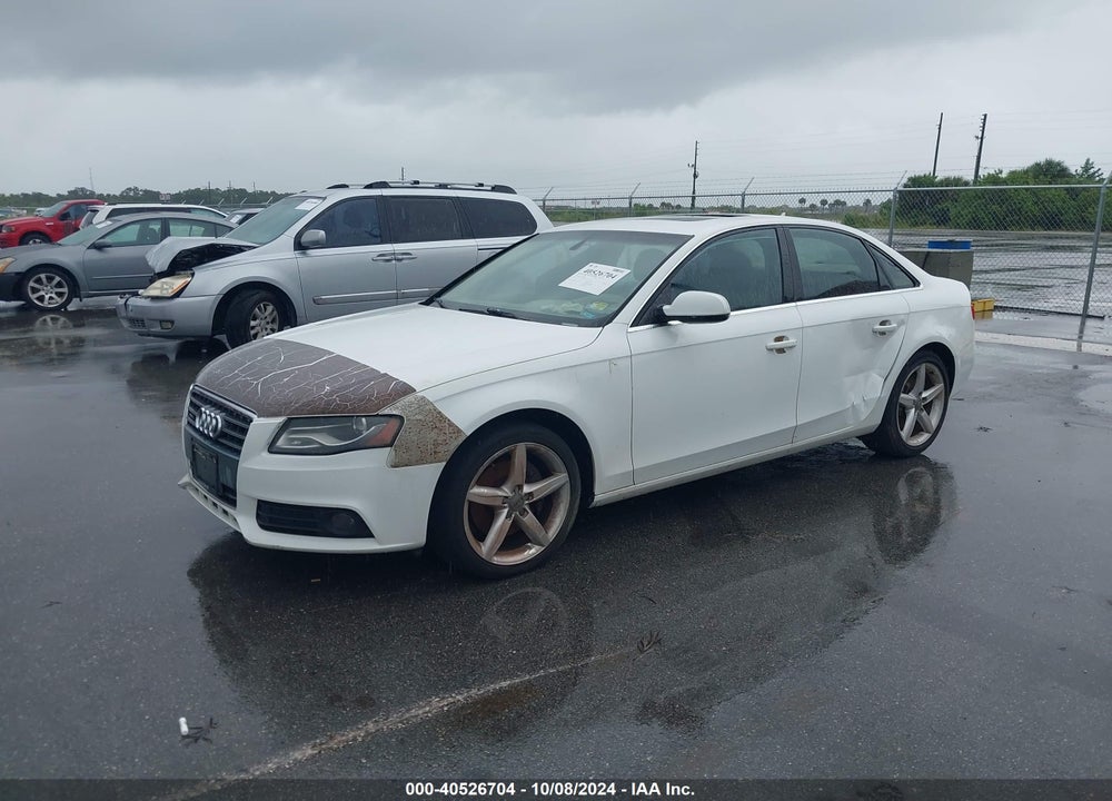 2011 AUDI A4 2.0T PREMIUM VIN: WAUFFAFL1BN029705