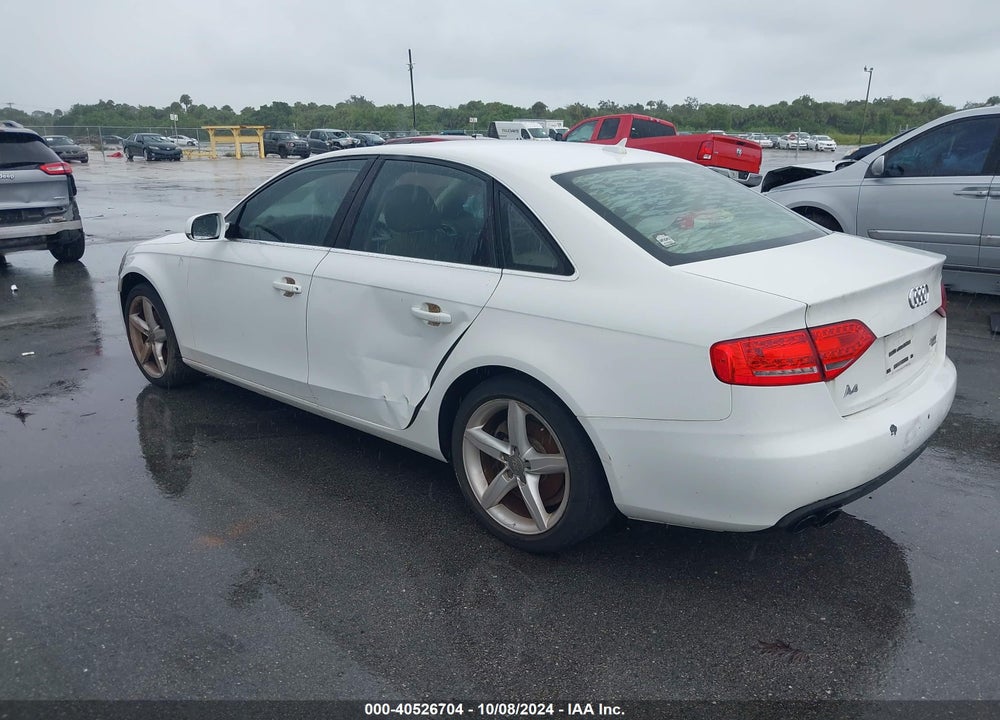 2011 AUDI A4 2.0T PREMIUM VIN: WAUFFAFL1BN029705