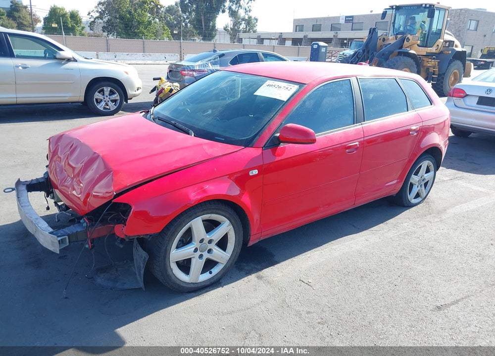 2006 AUDI A3 2.0T VIN: WAUHF78P36A037488