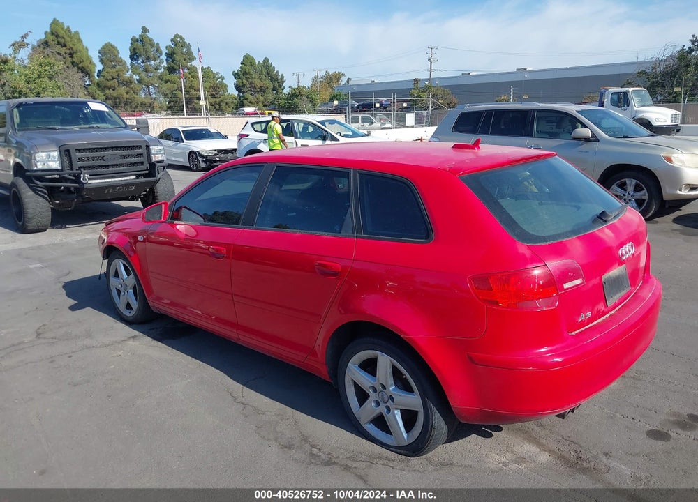 2006 AUDI A3 2.0T VIN: WAUHF78P36A037488