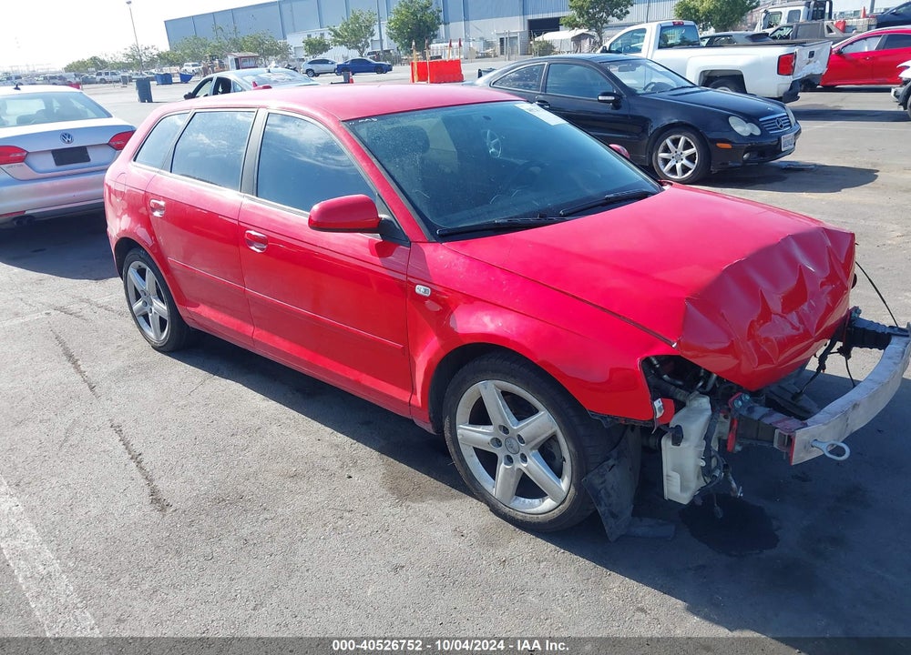 2006 AUDI A3 2.0T VIN: WAUHF78P36A037488