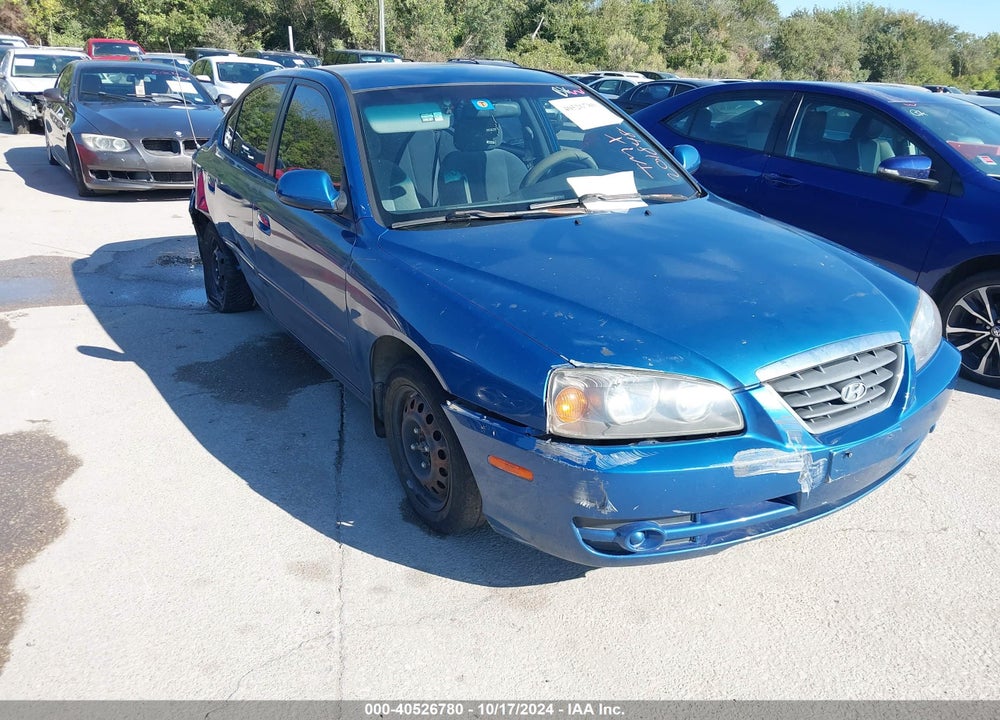 2006 HYUNDAI ELANTRA GLS/LIMITED VIN: KMHDN46DX6U201843