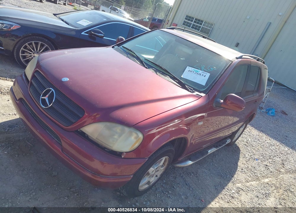 2000 MERCEDES-BENZ ML 320 VIN: 4JGAB54E6YA220259