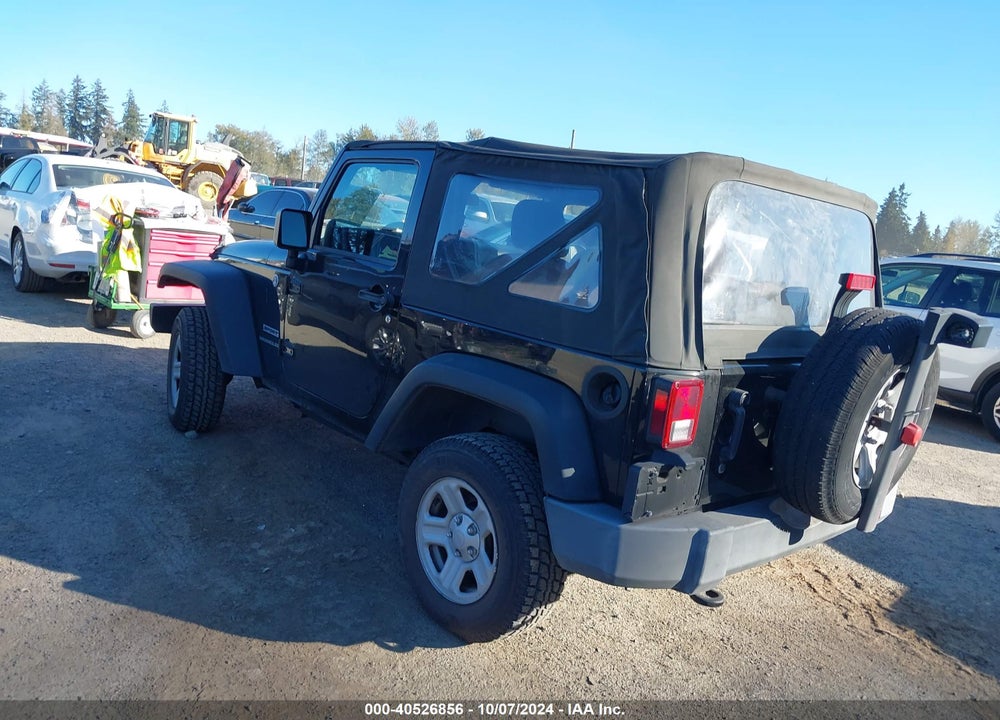 2013 JEEP WRANGLER SPORT VIN: 1C4AJWAG1DL669382