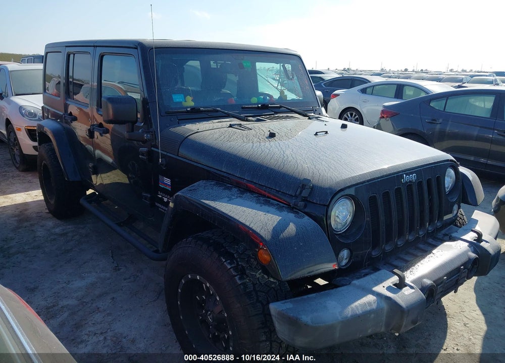 2017 ANGLER JEEP WR UNLIMITED SAHARA 4X4 VIN: 1C4BJWEG4HL531601