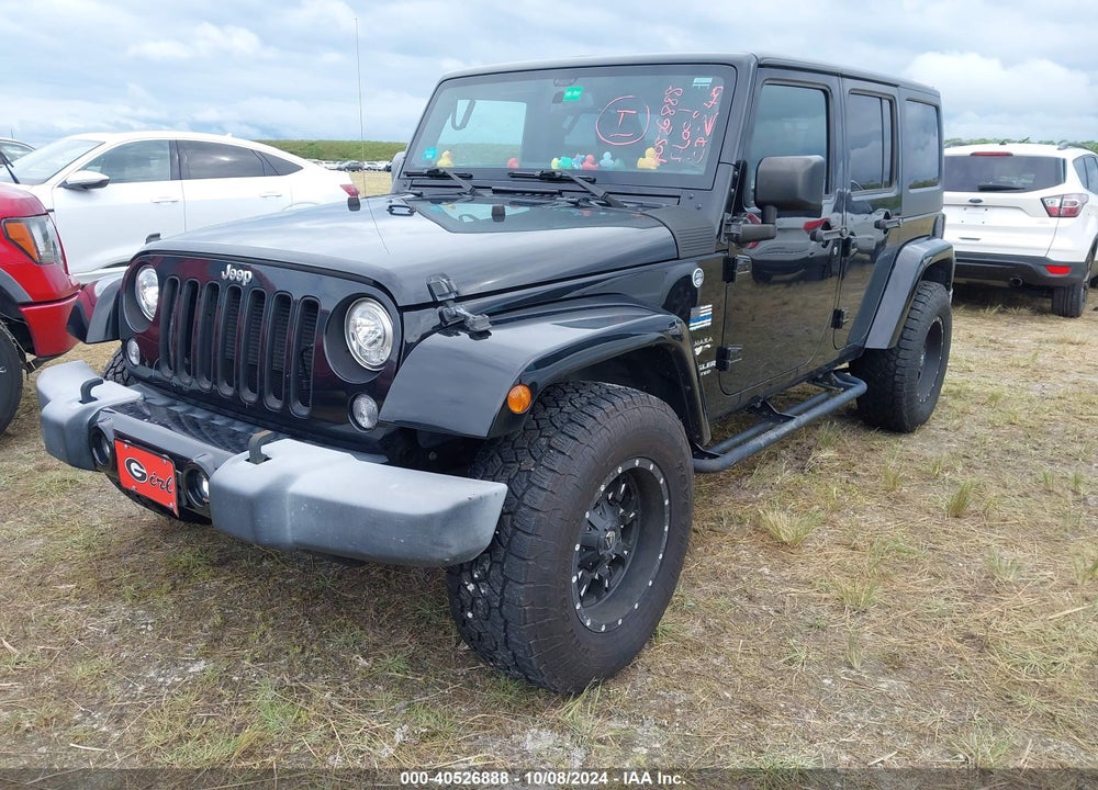 2017 ANGLER JEEP WR UNLIMITED SAHARA 4X4 VIN: 1C4BJWEG4HL531601
