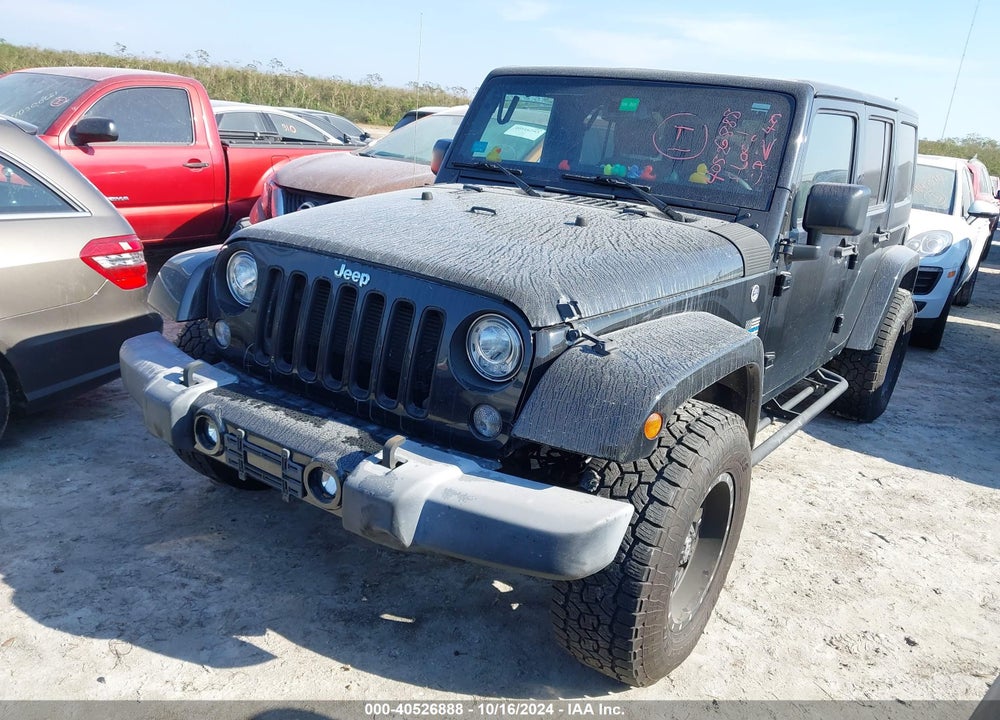 2017 ANGLER JEEP WR UNLIMITED SAHARA 4X4 VIN: 1C4BJWEG4HL531601