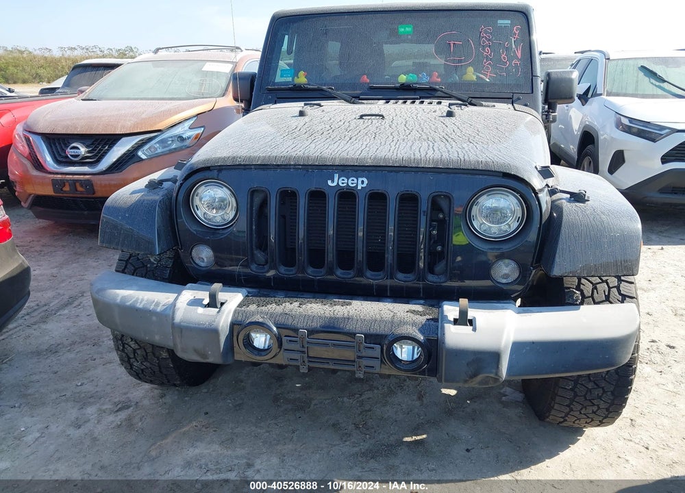 2017 ANGLER JEEP WR UNLIMITED SAHARA 4X4 VIN: 1C4BJWEG4HL531601