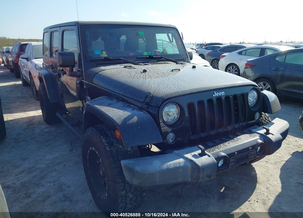 2017 ANGLER JEEP WR UNLIMITED SAHARA 4X4 VIN: 1C4BJWEG4HL531601