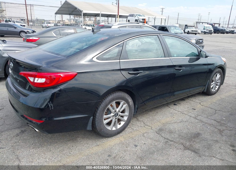 2016 HYUNDAI SONATA SE VIN: 5NPE24AF6GH395471