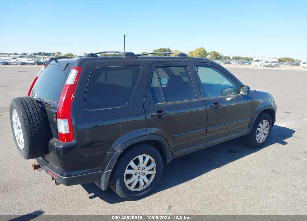 2006 HONDA CR-V SE VIN: SHSRD78996U443693
