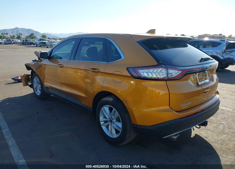 2016 FORD EDGE SEL VIN: 2FMPK4J89GBB31338