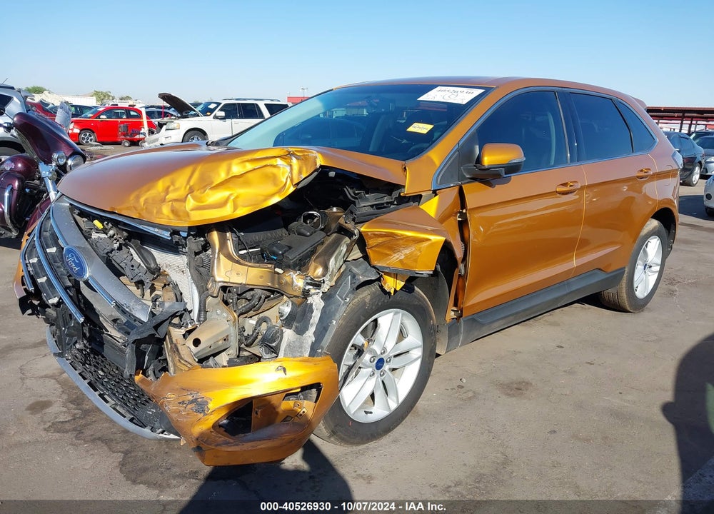 2016 FORD EDGE SEL VIN: 2FMPK4J89GBB31338