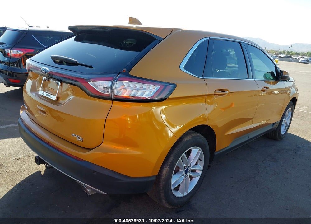 2016 FORD EDGE SEL VIN: 2FMPK4J89GBB31338