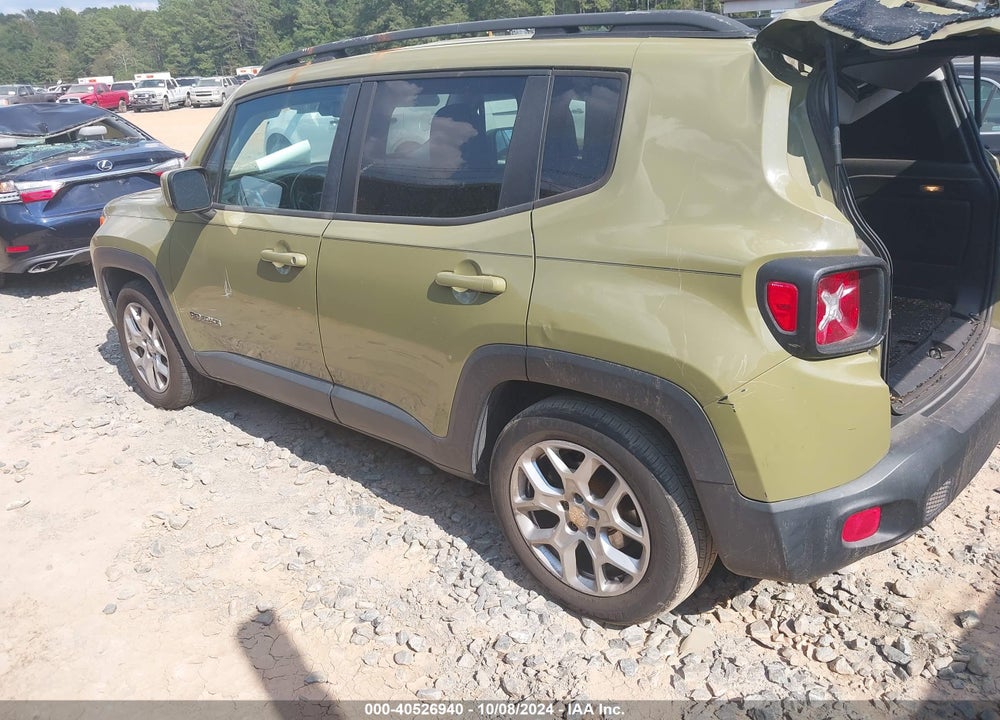 2015 JEEP RENEGADE LATITUDE VIN: ZACCJABT5FPB93112