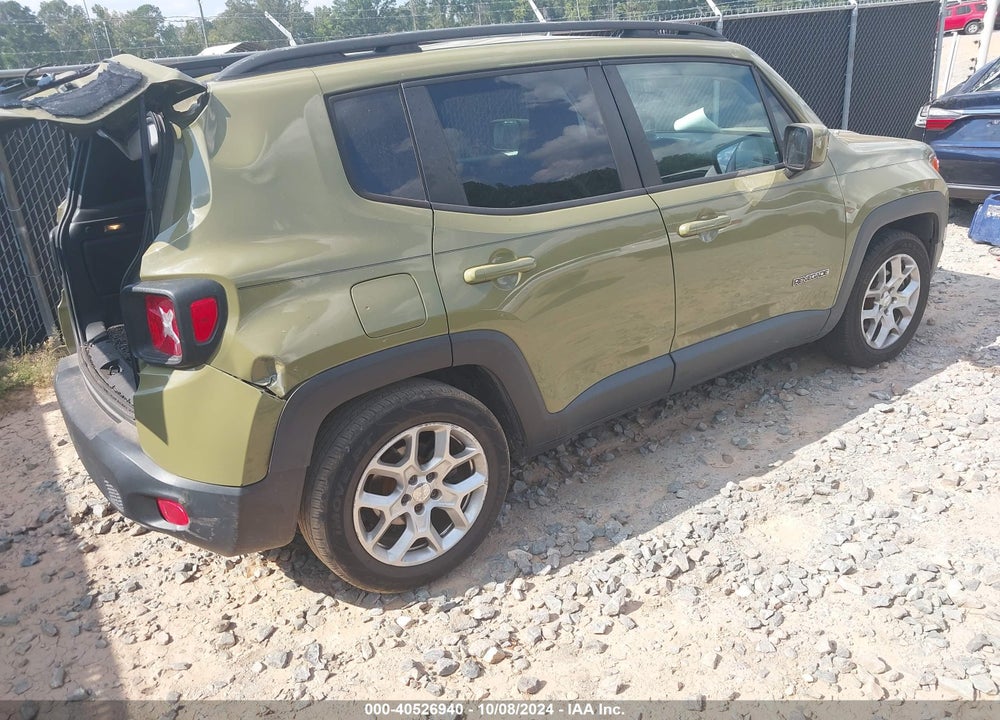 2015 JEEP RENEGADE LATITUDE VIN: ZACCJABT5FPB93112