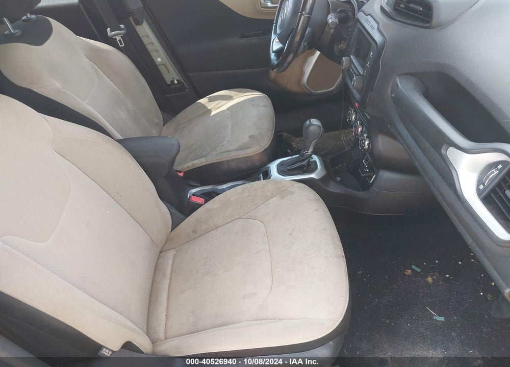 2015 JEEP RENEGADE LATITUDE VIN: ZACCJABT5FPB93112