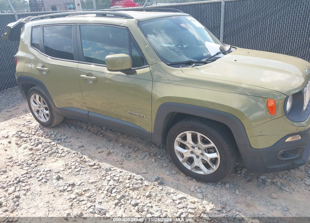 2015 JEEP RENEGADE LATITUDE VIN: ZACCJABT5FPB93112