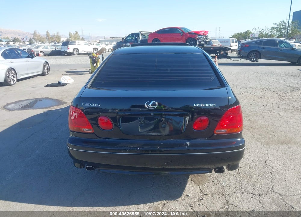 2001 LEXUS GS 300 VIN: JT8BD69S510130344