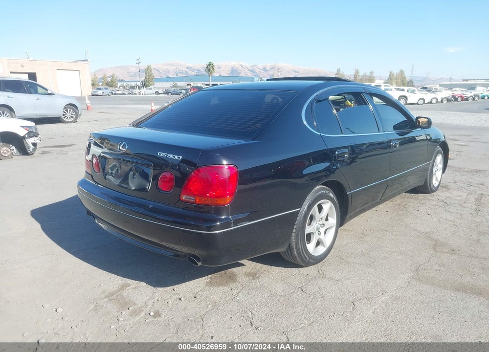 2001 LEXUS GS 300 VIN: JT8BD69S510130344