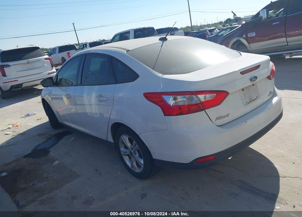 2013 FORD FOCUS SE VIN: 1FADP3F27DL296121
