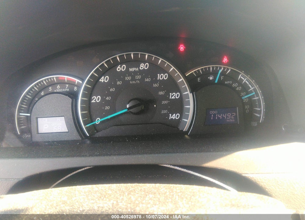 2012 TOYOTA CAMRY XLE VIN: 4T4BF1FK3CR241880