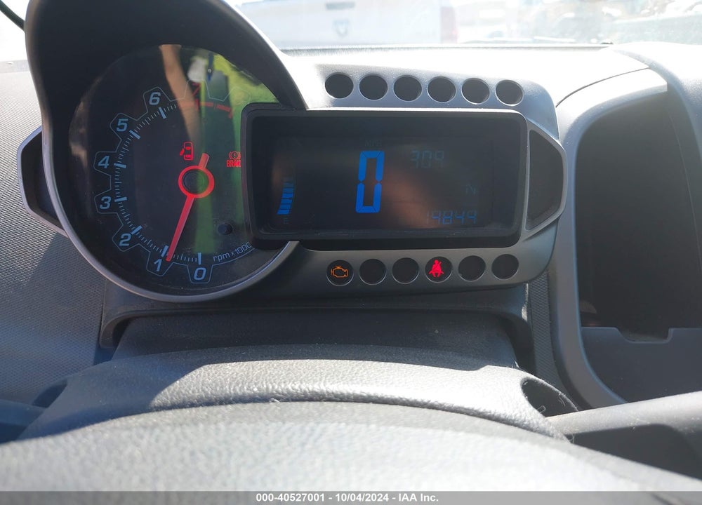 2012 CHEVROLET SONIC 1LT VIN: 1G1JD5SB0C4158655