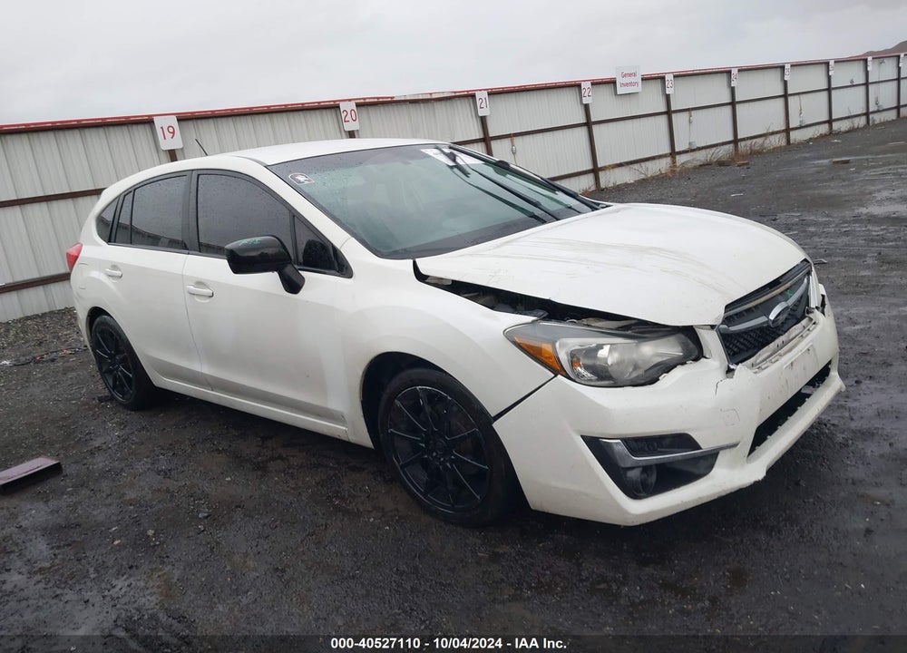 2015 SUBARU IMPREZA 2.0I VIN: JF1GPAA6XF8236027