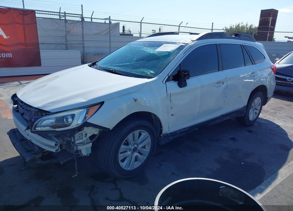 2016 SUBARU OUTBACK 2.5I PREMIUM VIN: 4S4BSACC2G3296805