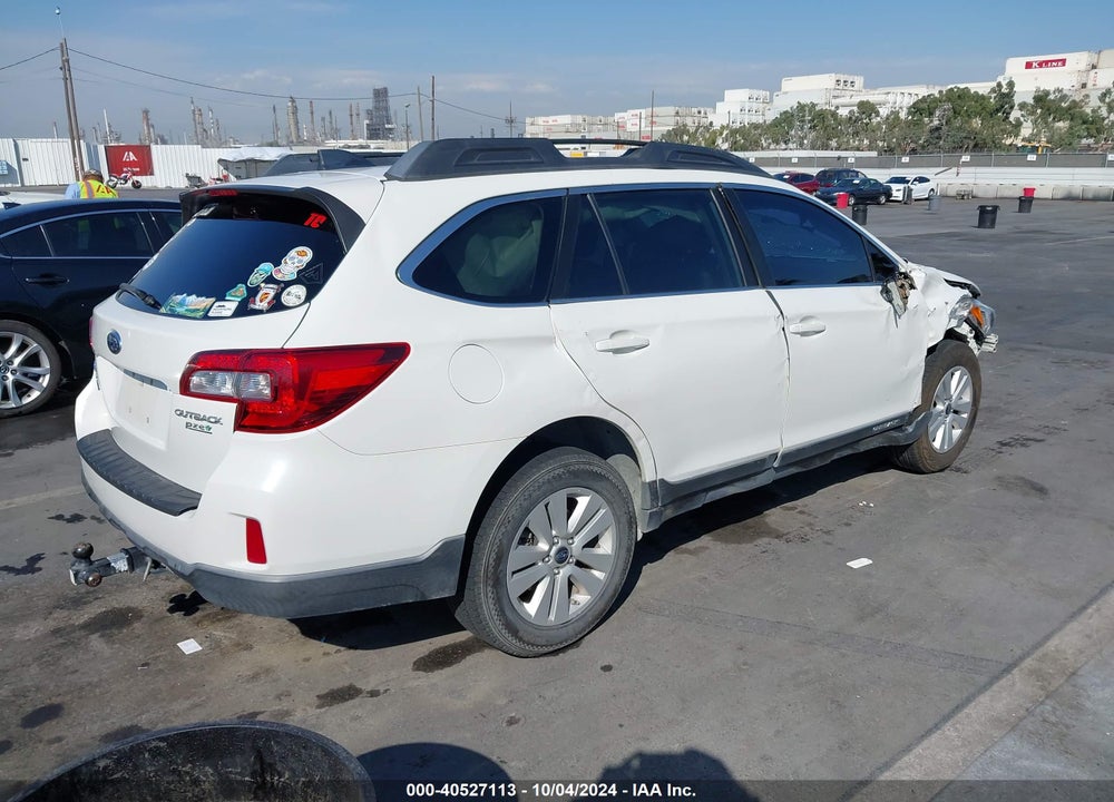 2016 SUBARU OUTBACK 2.5I PREMIUM VIN: 4S4BSACC2G3296805