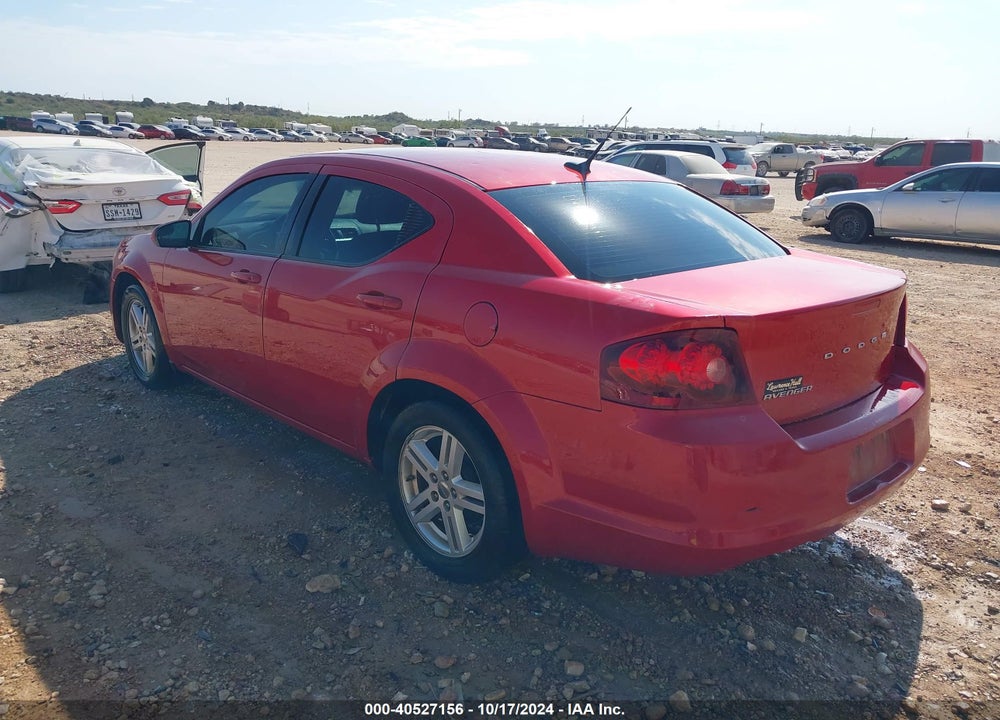 2011 DODGE AVENGER MAINSTREET VIN: 1B3BD1FBXBN508835