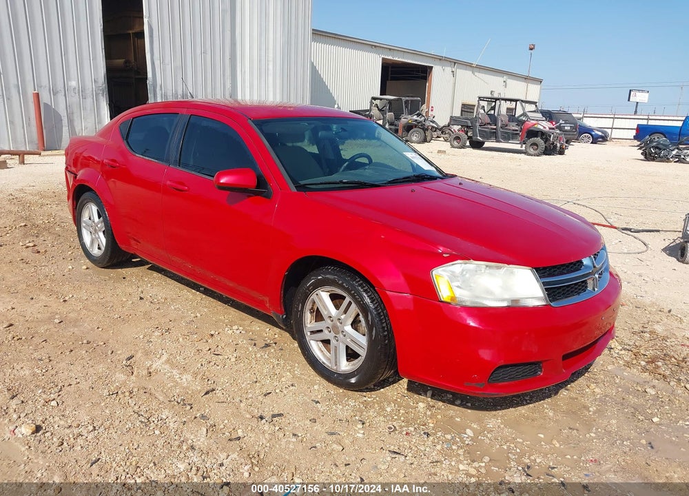 2011 DODGE AVENGER MAINSTREET VIN: 1B3BD1FBXBN508835