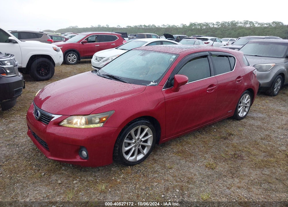 2012 LEXUS CT 200H PREMIUM VIN: JTHKD5BH0C2088956