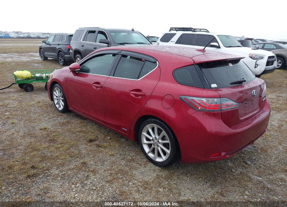 2012 LEXUS CT 200H PREMIUM VIN: JTHKD5BH0C2088956