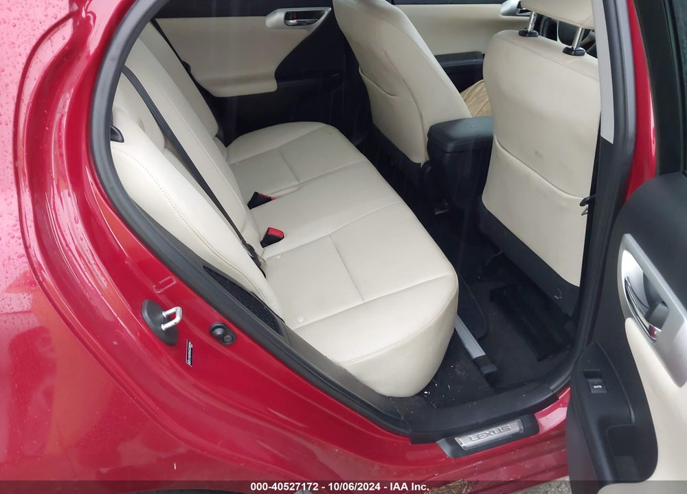 2012 LEXUS CT 200H PREMIUM VIN: JTHKD5BH0C2088956