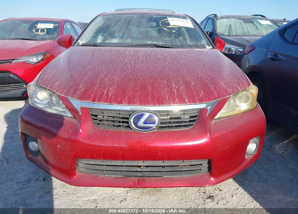 2012 LEXUS CT 200H PREMIUM VIN: JTHKD5BH0C2088956