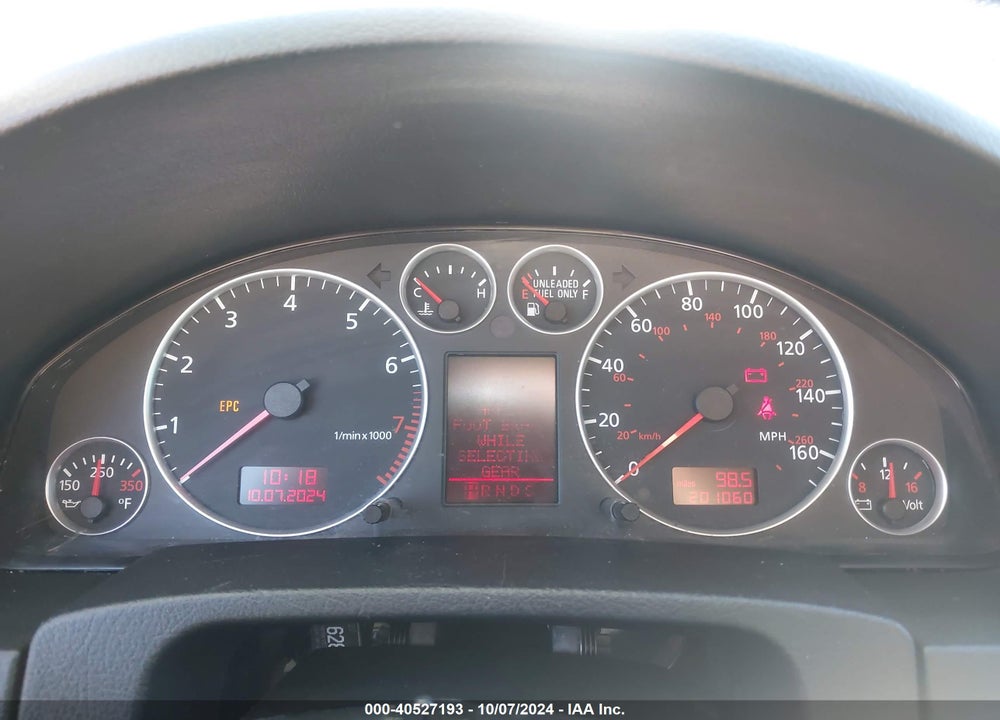2004 AUDI A6 2.7T S-LINE VIN: WAUCD64BX4N056100