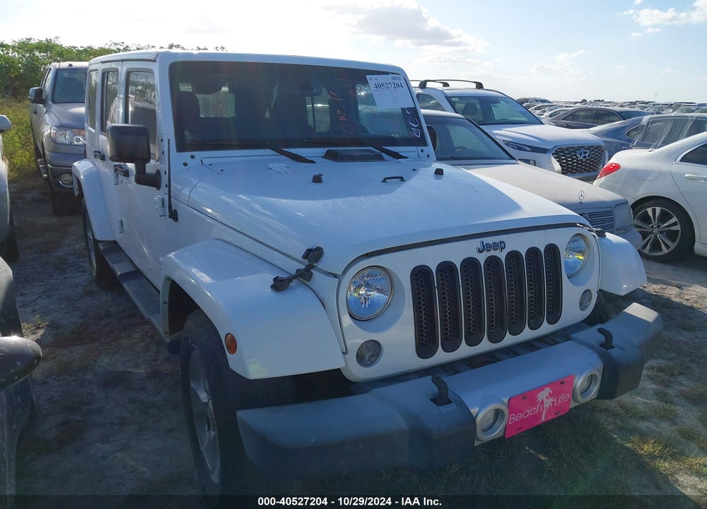 2015 ANGLER JEEP WR UNLIMITED SAHARA VIN: 1C4BJWEG4FL672018