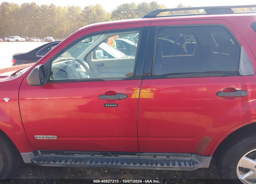 2008 FORD ESCAPE XLT VIN: 1FMCU031X8KA43729