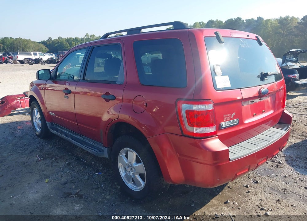 2008 FORD ESCAPE XLT VIN: 1FMCU031X8KA43729