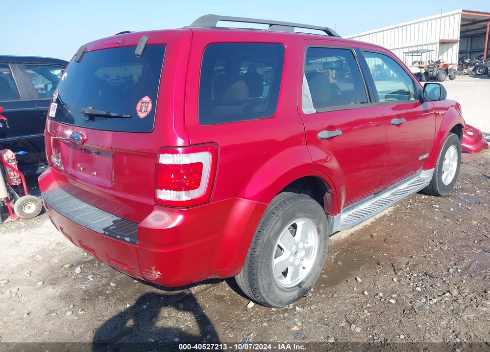 2008 FORD ESCAPE XLT VIN: 1FMCU031X8KA43729